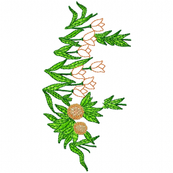 Flowers And Tree Embroidery Design 9 Flowers And Tree Embroidery Design 9